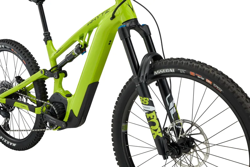 Whyte E-160 RS Mx Electric Mountain Bike 2023 in Lime Green-3